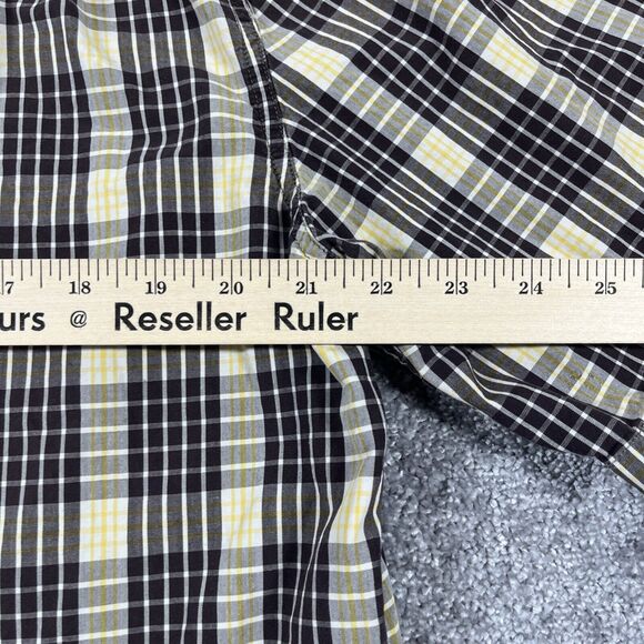 Carhartt Shirt Mens Large Relaxed Fit Plaid Button Down Cotton *Stain* - Picture 11 of 11